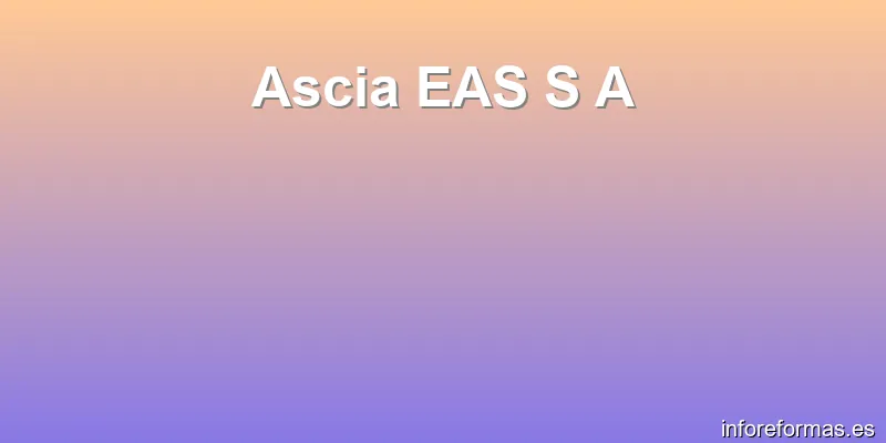 Ascia EAS S A