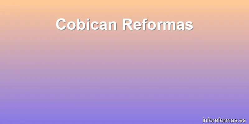 Cobican Reformas