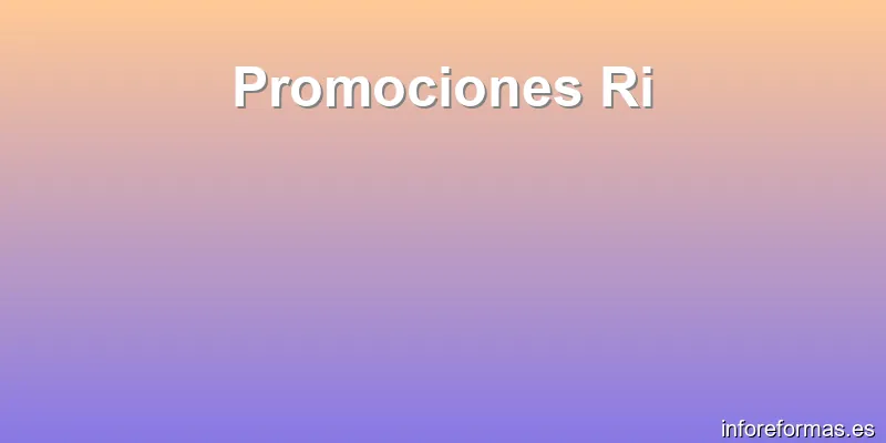 Promociones Ri