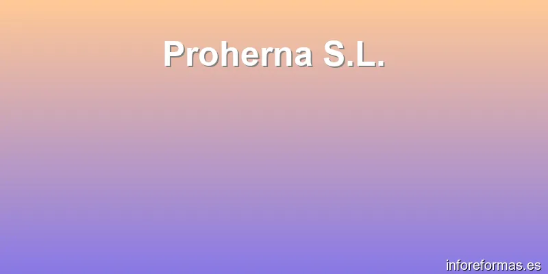 Proherna S.L.