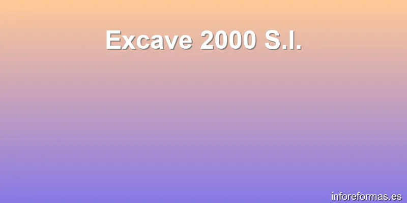 Excave 2000 S.l.