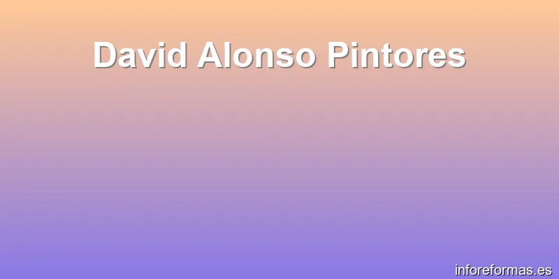 David Alonso Pintores