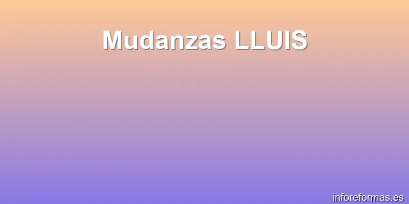 Mudanzas LLUIS