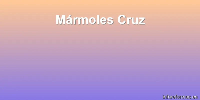 Mármoles Cruz