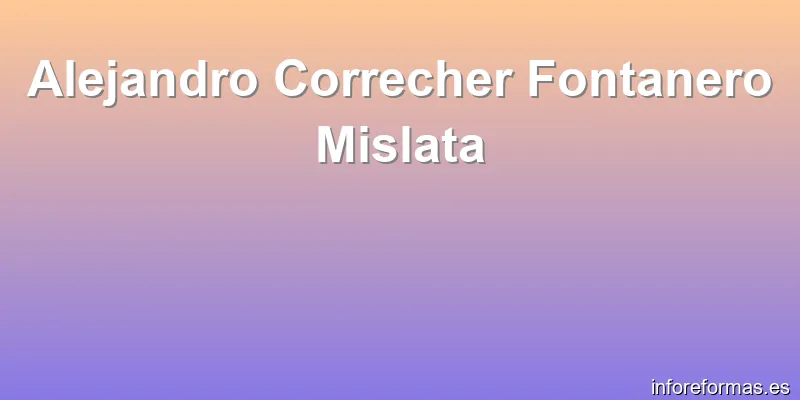 Alejandro Correcher Fontanero Mislata