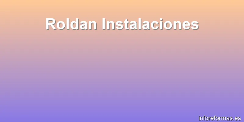 Roldan Instalaciones