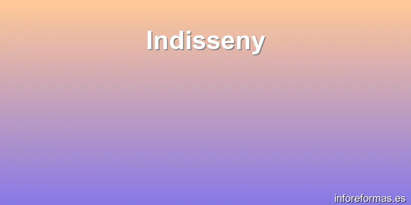 Indisseny
