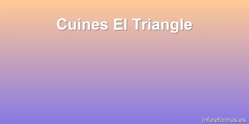 Cuines El Triangle