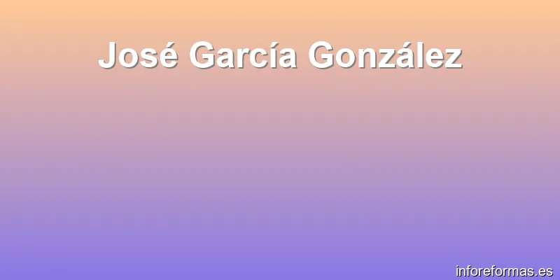 José García González