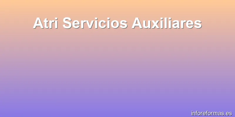 Atri Servicios Auxiliares