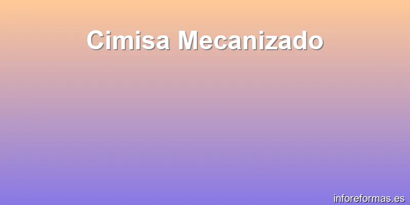 Cimisa Mecanizado