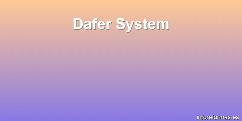 Dafer System