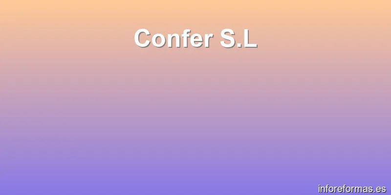 Confer S.L