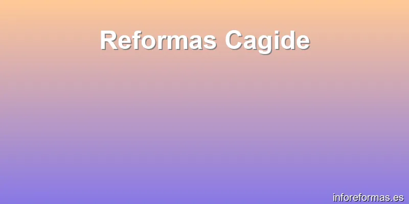 Reformas Cagide