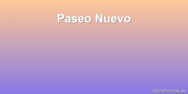 Paseo Nuevo