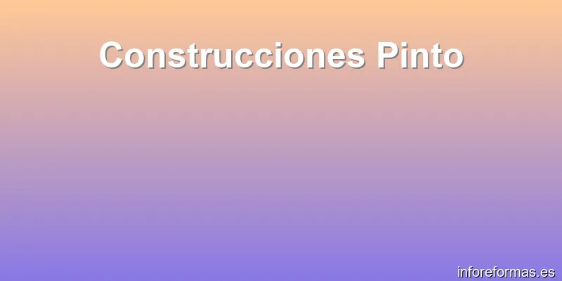 Construcciones Pinto