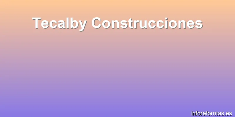Tecalby Construcciones
