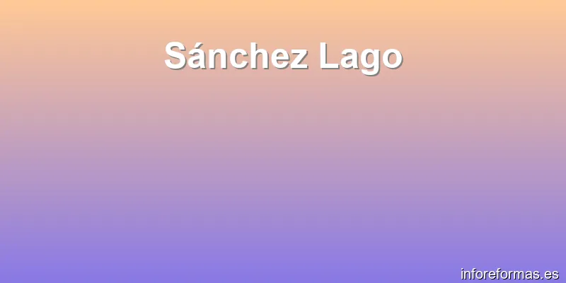 Sánchez Lago