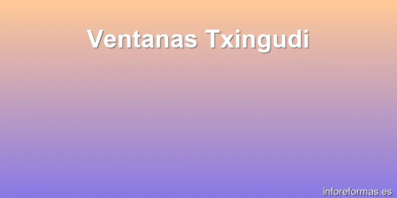 Ventanas Txingudi