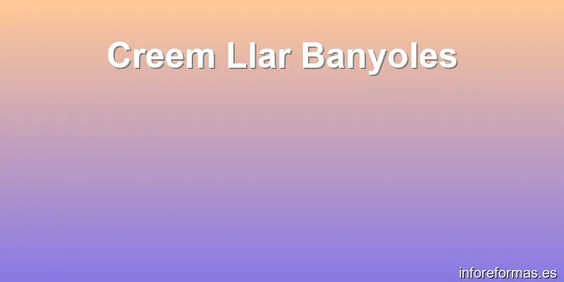 Creem Llar Banyoles