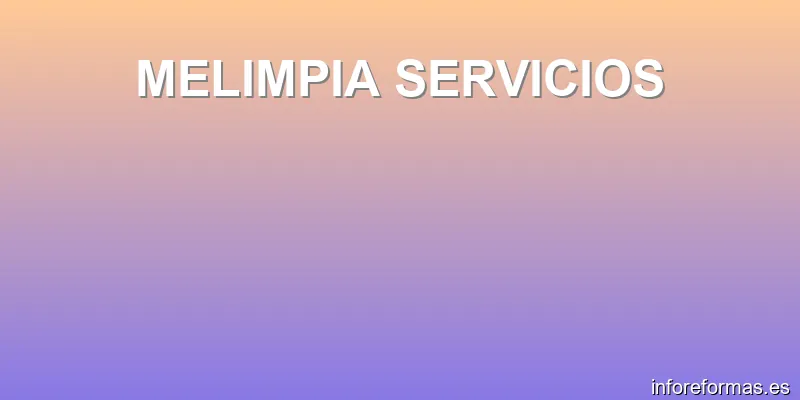 MELIMPIA SERVICIOS