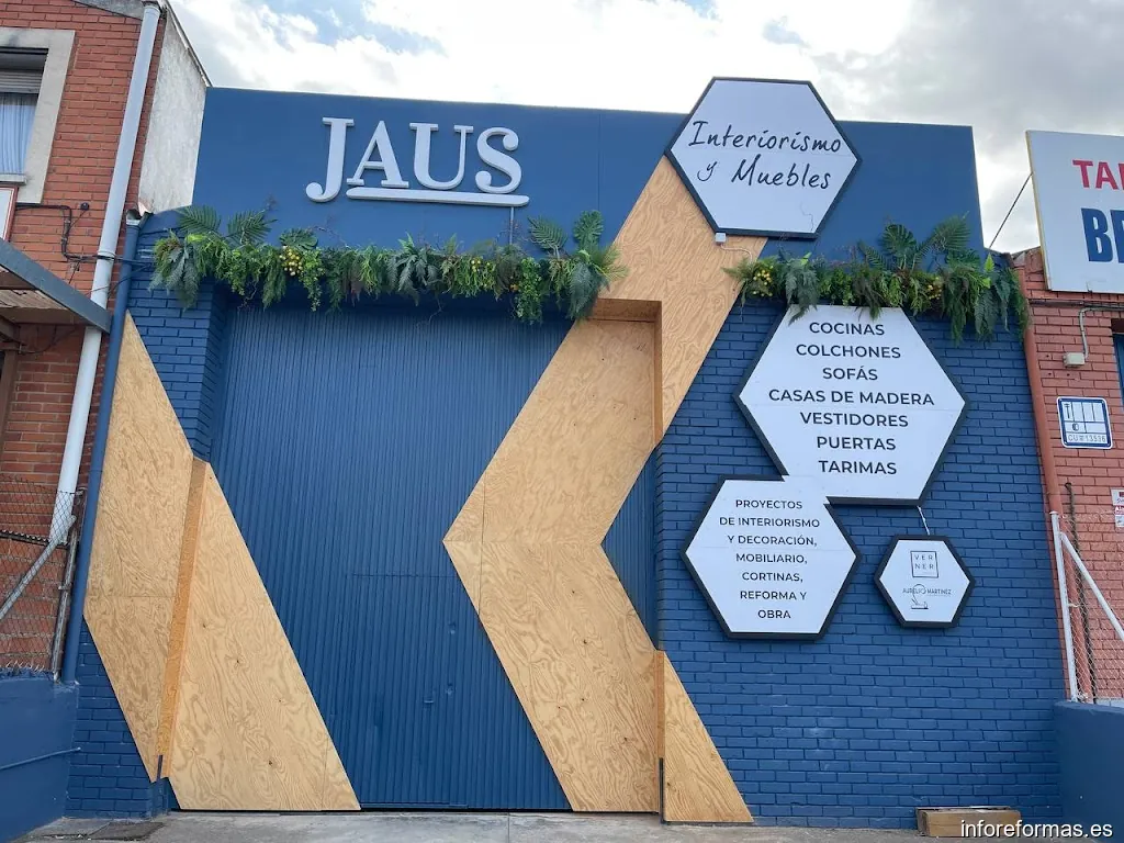 JAUS muebles e interiorismo y DISEDRA diseño de interiores