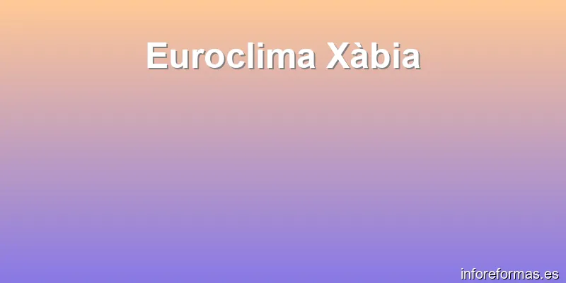Euroclima Xàbia