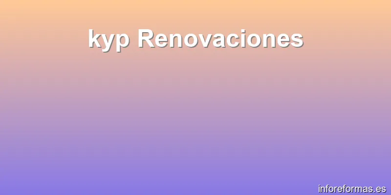 kyp Renovaciones