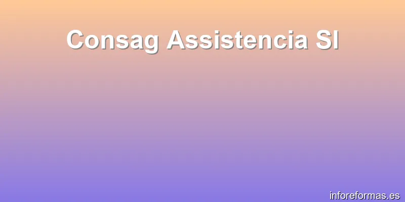 Consag Assistencia Sl