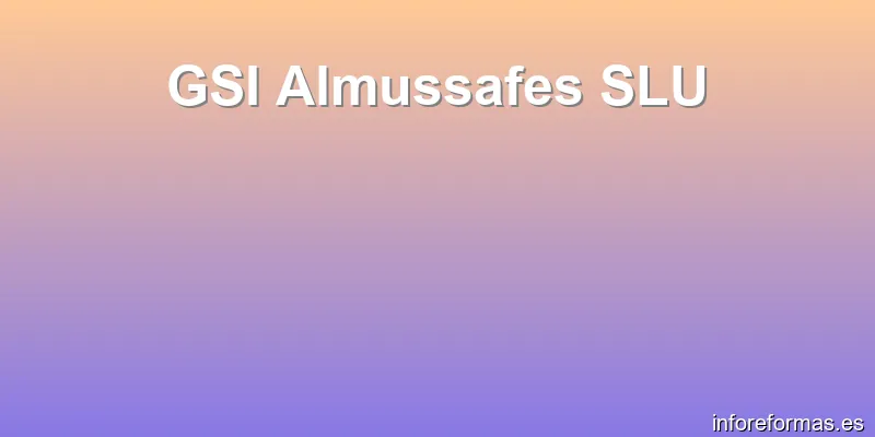 GSI Almussafes SLU