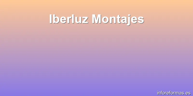 Iberluz Montajes