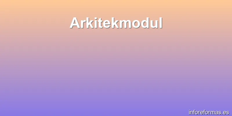 Arkitekmodul