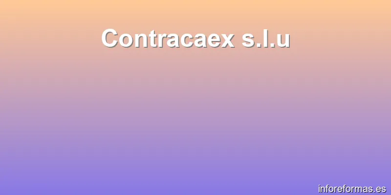 Contracaex s.l.u