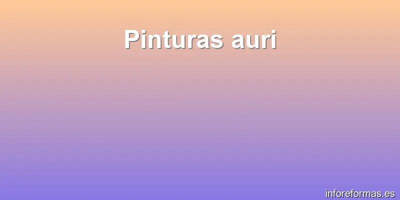 Pinturas auri