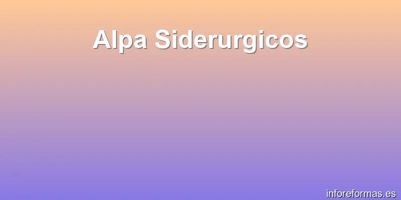 Alpa Siderurgicos