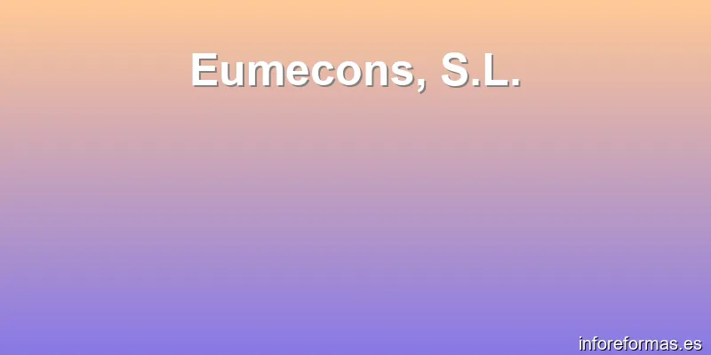 Eumecons, S.L.