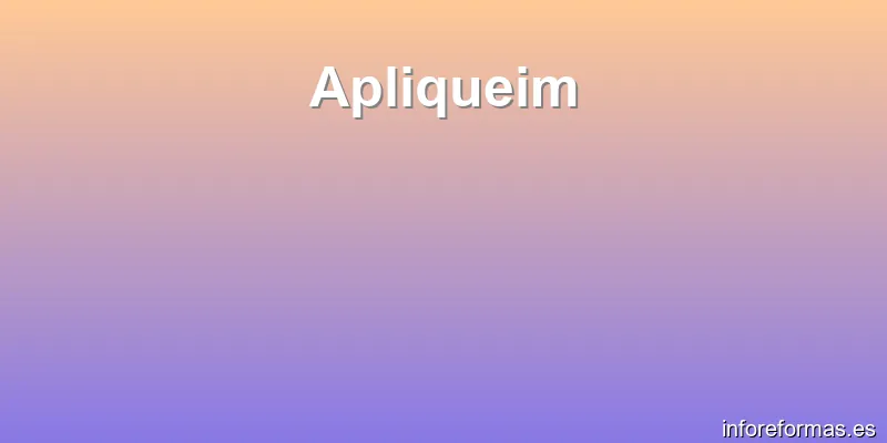 Apliqueim