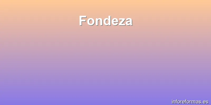 Fondeza