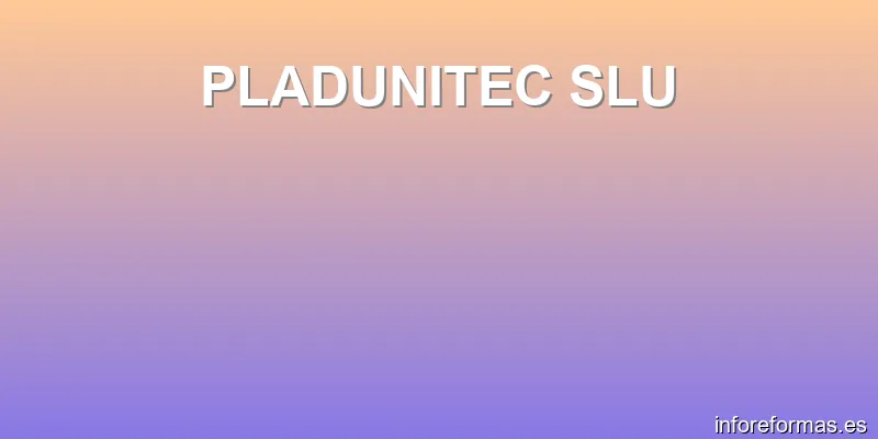 PLADUNITEC SLU