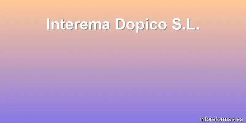 Interema Dopico S.L.