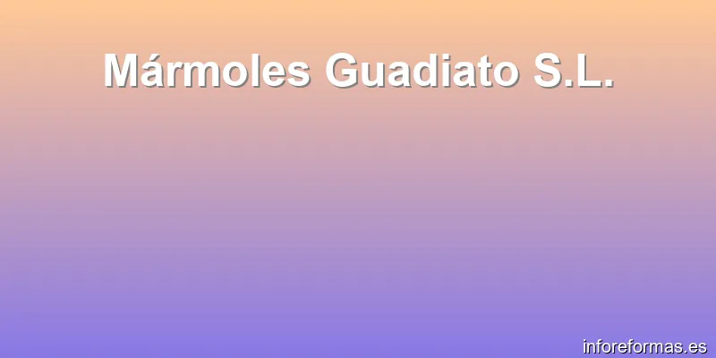 Mármoles Guadiato S.L.