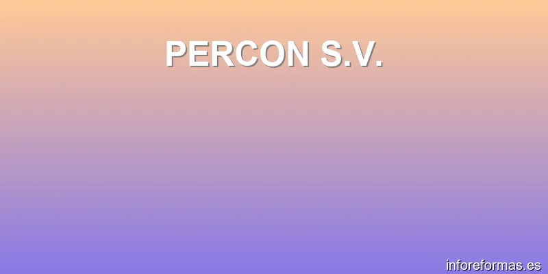 PERCON S.V.