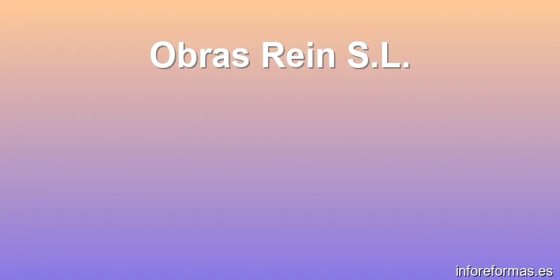 Obras Rein S.L.
