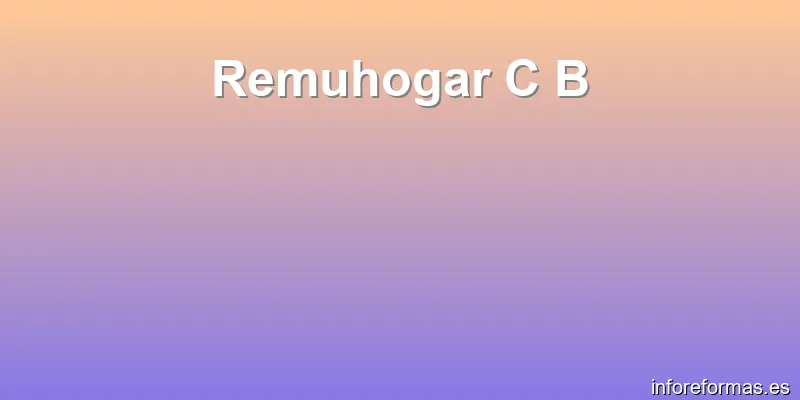 Remuhogar C B