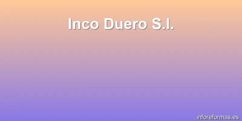Inco Duero S.l.