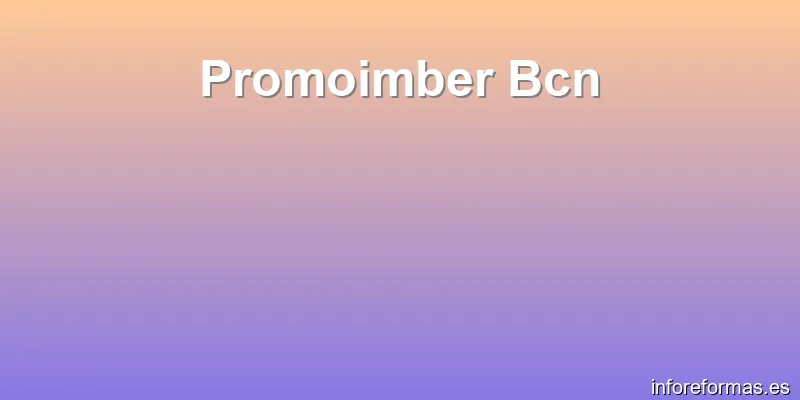Promoimber Bcn