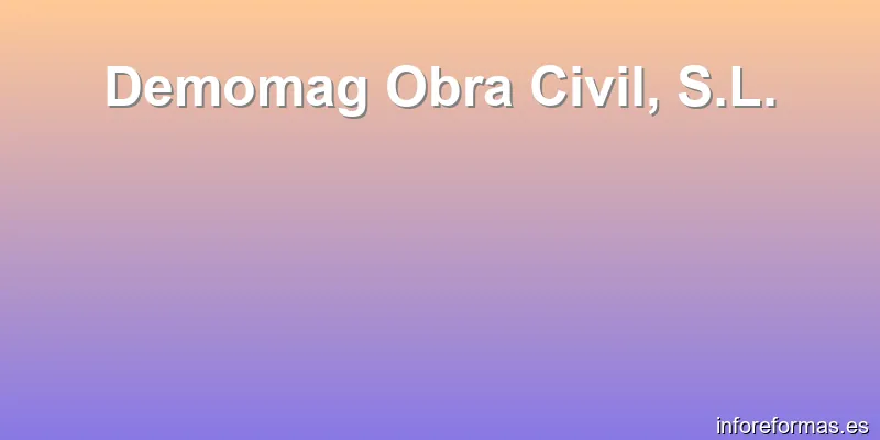 Demomag Obra Civil, S.L.