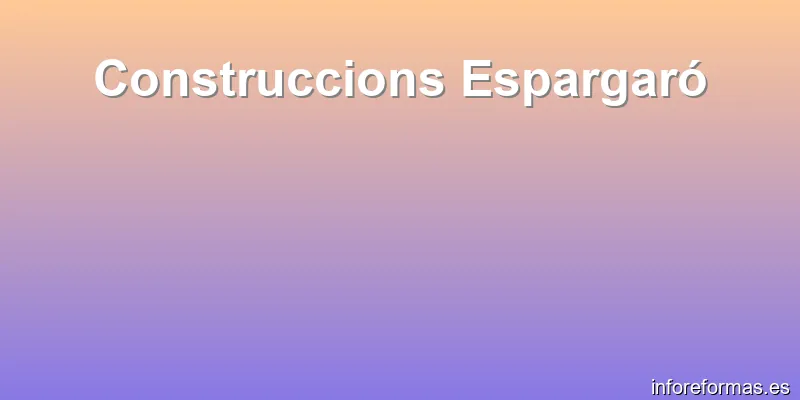 Construccions Espargaró