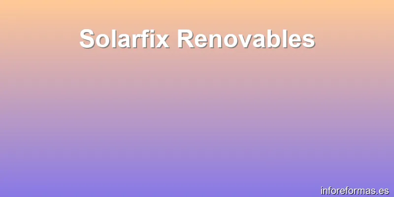 Solarfix Renovables
