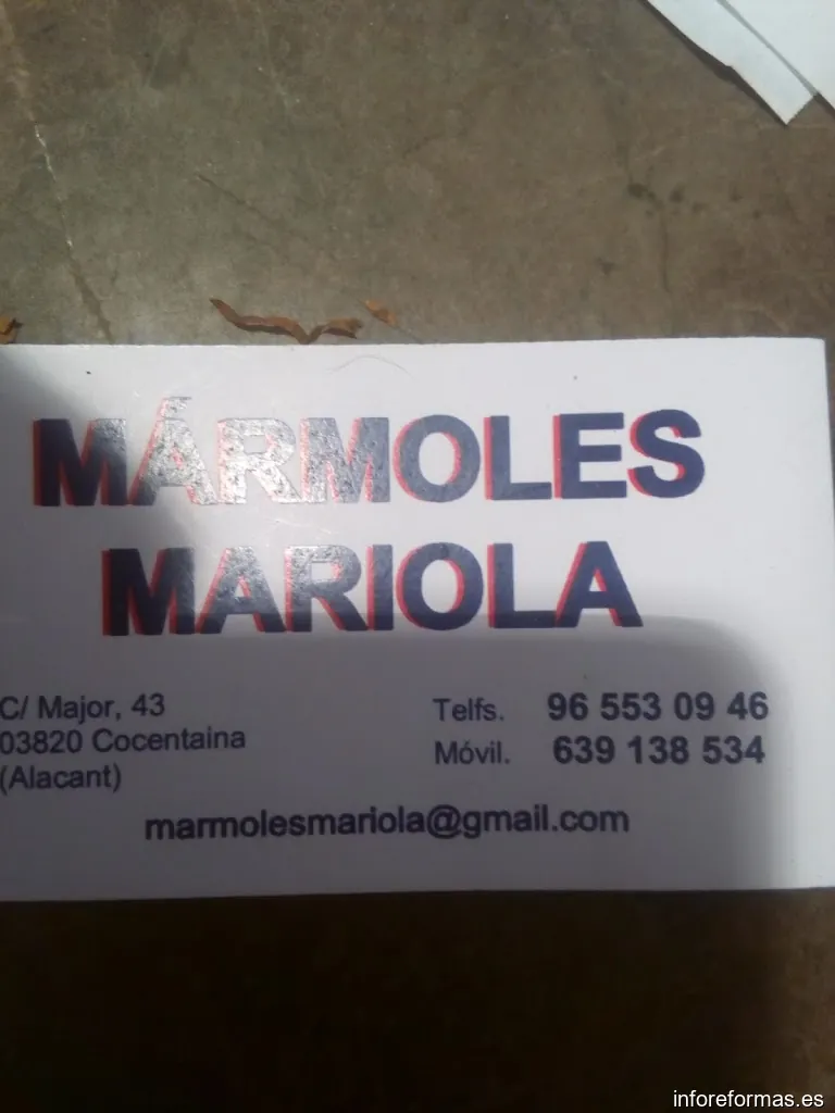 Mármoles Mariola